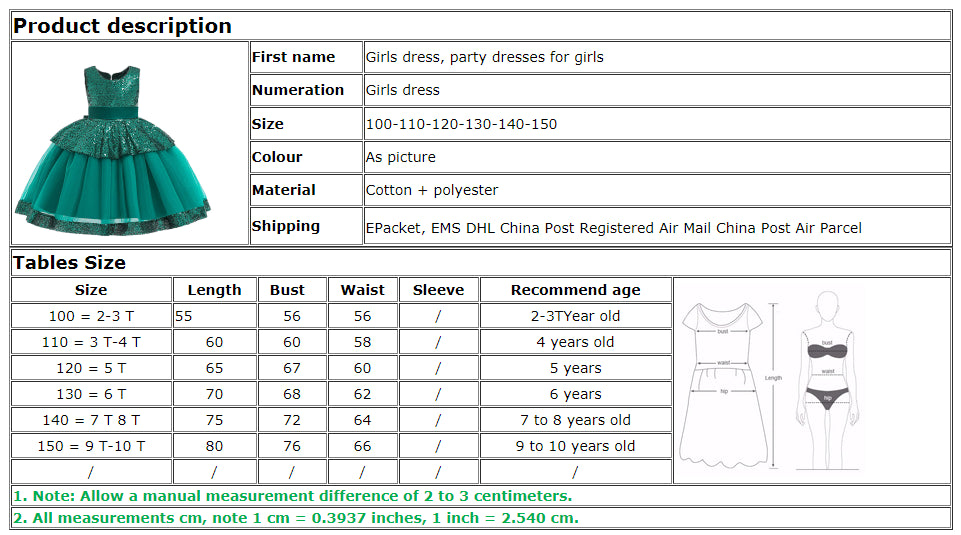 Festive Dress for Girls